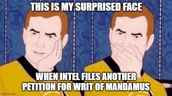 Surprise! Intel Files Another Petition for Writ of Mandamus Seeking Reversal of Latest Retransfer Order